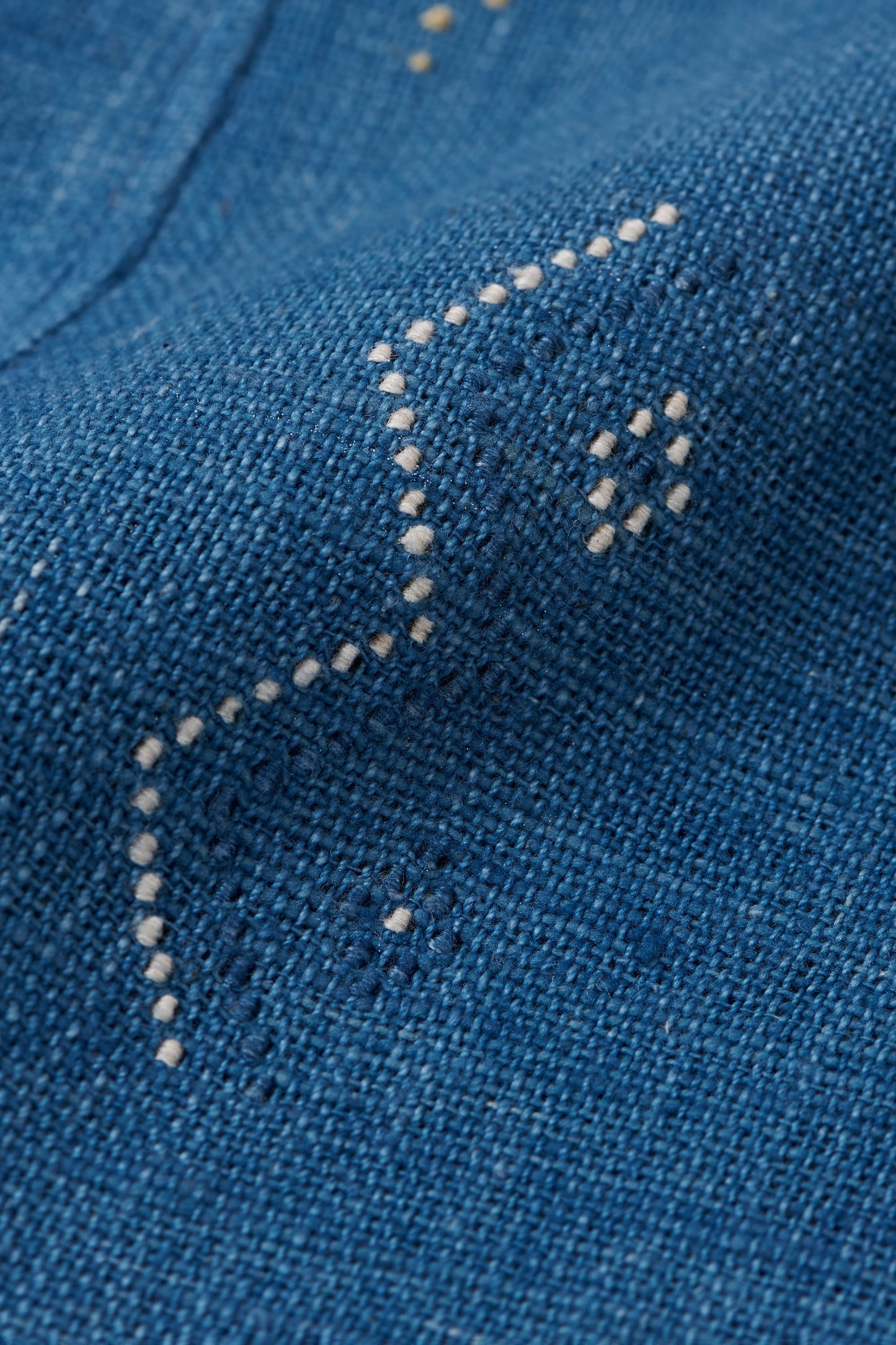 INDIGO ORGANIC COTTON SHIRT IN TANGALIYA WEAVE