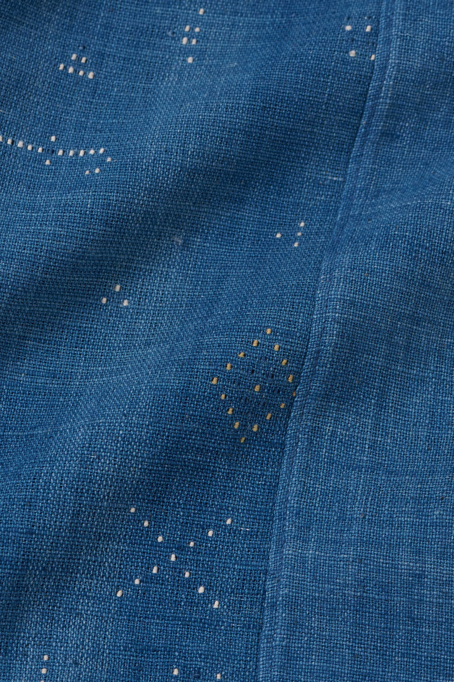 INDIGO ORGANIC COTTON SHIRT IN TANGALIYA WEAVE