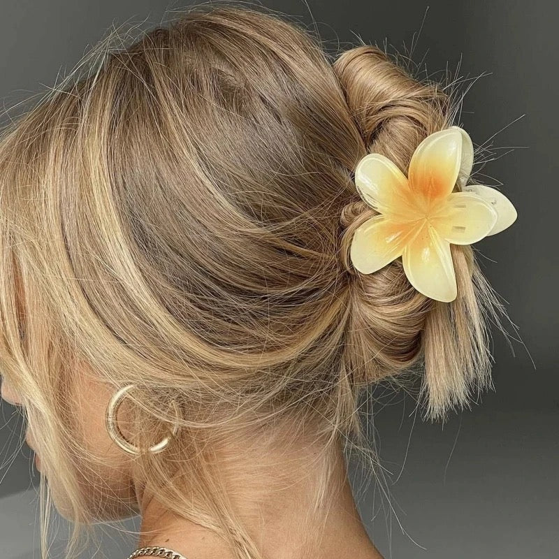 Pinteresty Floral Claw Clips -medium small